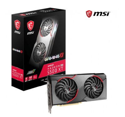 VGA (การ์ดแสดงผล) MSI RADEON RX5500 XT GAMING X 8G GDDR6 128 BIT 3 + 1Y